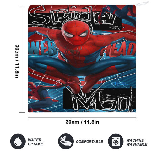 Χειροπετσέτες Spider-Man για το μπάνιο, Βαμβακερές πετσέτες προσώπου απαλές 1