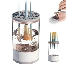 Electric Makeup Brush Cleaner Machine with Portable Compact Design for Travel and Home Use Ref: 2239