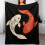 Yin and Yang Koi Fish Υπερμαλακή Κουβέρτα Χριστουγεννιάτικη Κουβέρτα Φανέλας από 4
