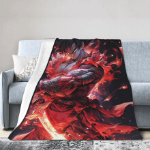 Dragon Ball hoteldeken, anime deken voor op bed, bankdeken, ultrazachte fleece deken voor slaapkamer en woonkamer, 60x50 inch