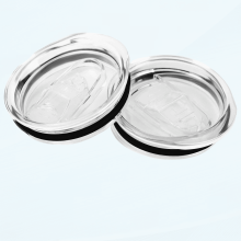 2-delige vervangende deksels voor smalle drinkbekers van 440 ml en 490 ml, BPA-vrij, geschikt voor een binnendiameter van 6,8 cm.