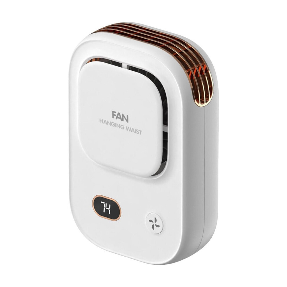 Quinlirra New Lazy Cervical Fan Bladeless Usb Charging Mini High Wind Hanging Bladeless Waist Hanging Small Fan Deals Of The Day Clearance 9482828467400