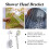 Shower Head Bracket Hand Held Hose Adjustable Base Rod Holder Handheld 360 Degree 3