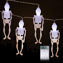 YiFudd Halloween 10 LED Lichterkette mit Batteriefach für Party- und Halloween-Dekoration