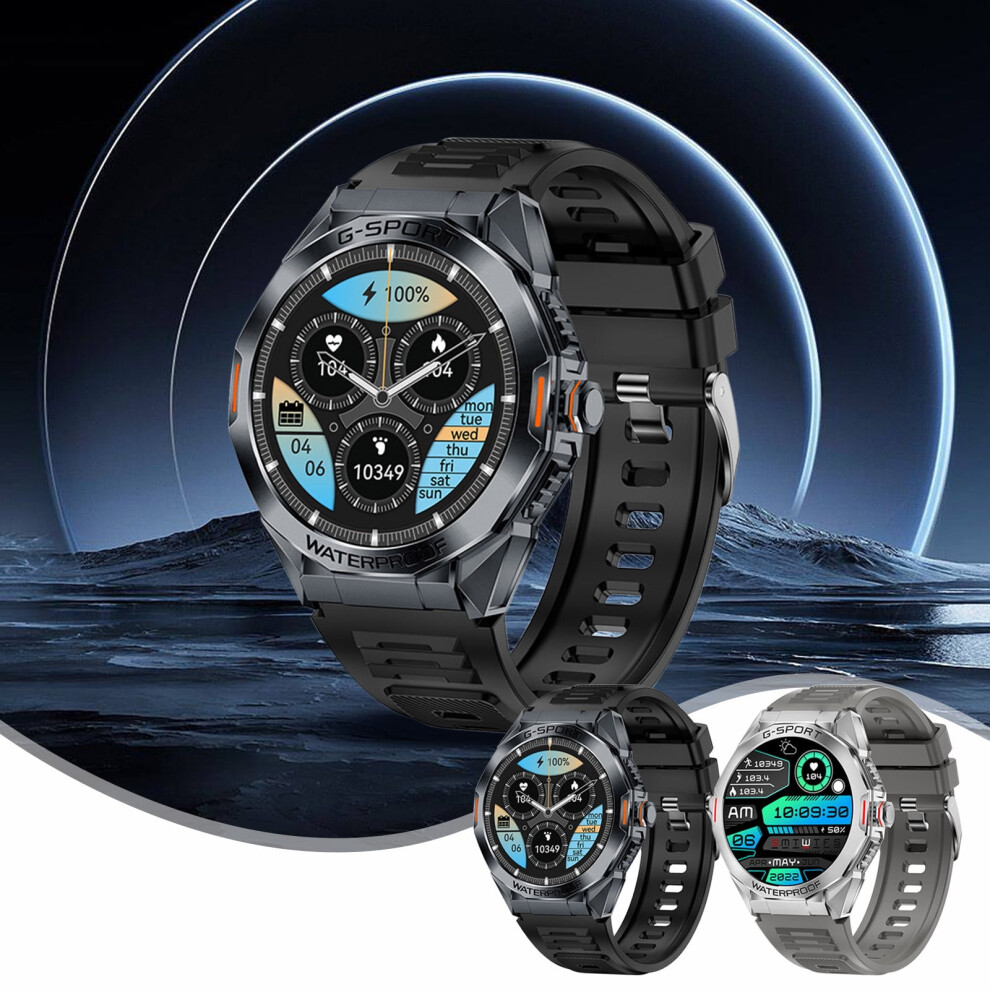 Jacenvly New Watch Bands For Men Smart Sports Watch, Compatible With Hd Smart Bracelet, Bluetooth Calling, Long Battery, 1.46" Hd Display 9482828468544