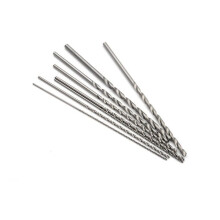 1 ks, extra dlouhý vrták z rychlořezné oceli s rovnou stopkou, průměr 1,5~5 mm, Twist0,5*160 mm