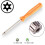 Visland T8 Security Torx Console Speciale Schroevendraaier, Staal 1