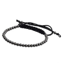 RSAMD Mode Sieraden 4mm Kralen Verguld Gevlochten Macramé Heren Charm Armbanden Cadeau-3