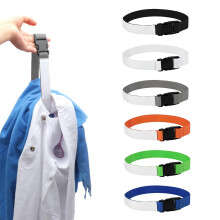 Nylon Laundry Strap with Buckle and Writable Label for Wash Care and Clothes Organization