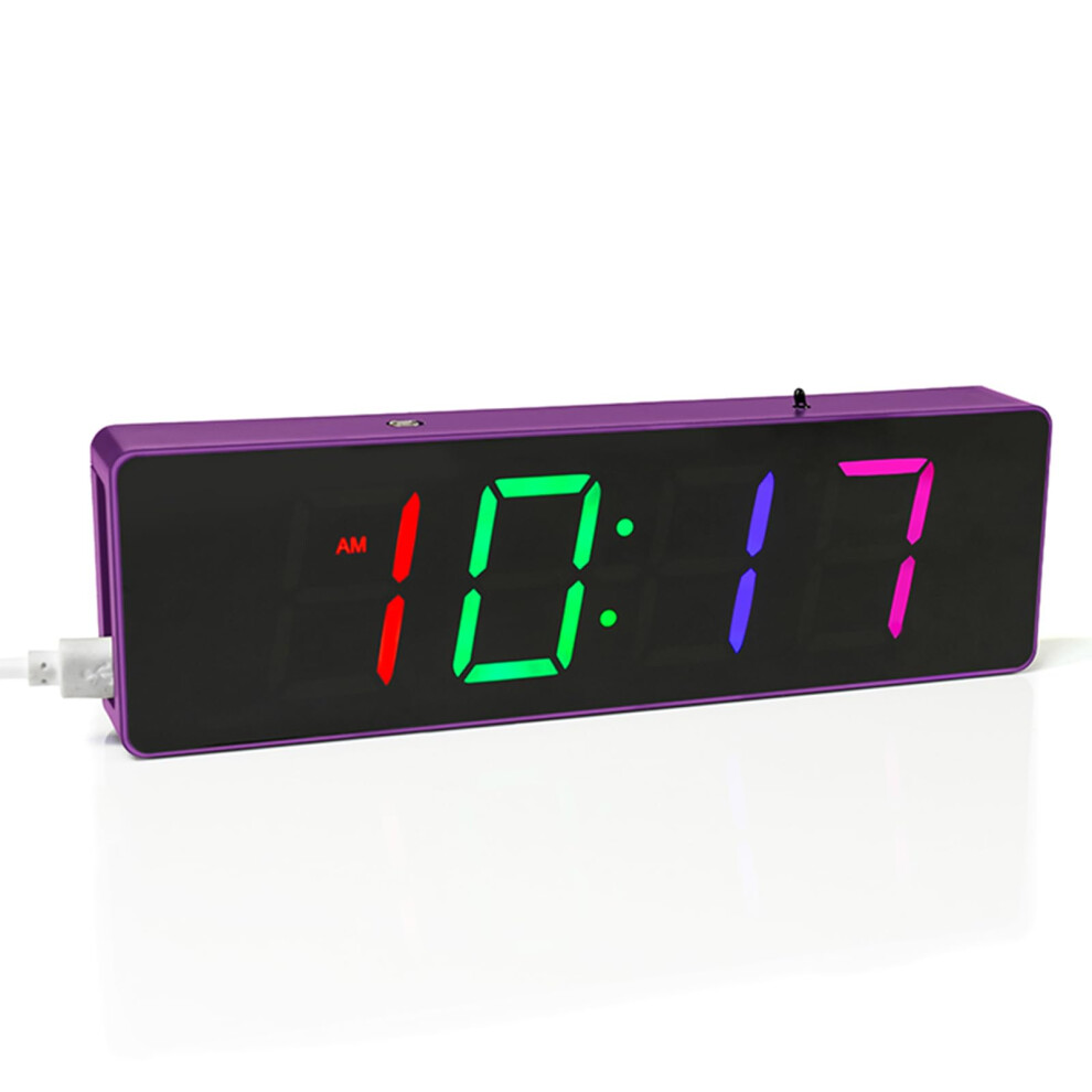 Diy Rgb Digital Clock Soldering Kit, 4Digit Colorful Alarm Clock For Electronics Learning Beginners 9044945245745
