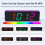 DIY RGB Digital Clock Soldering Kit, 4Digit Colorful Alarm Clock for Electronics Learning Beginners 4
