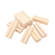 Portamemo in legno Eease per scrivania - Set di 10 targhette per ufficio