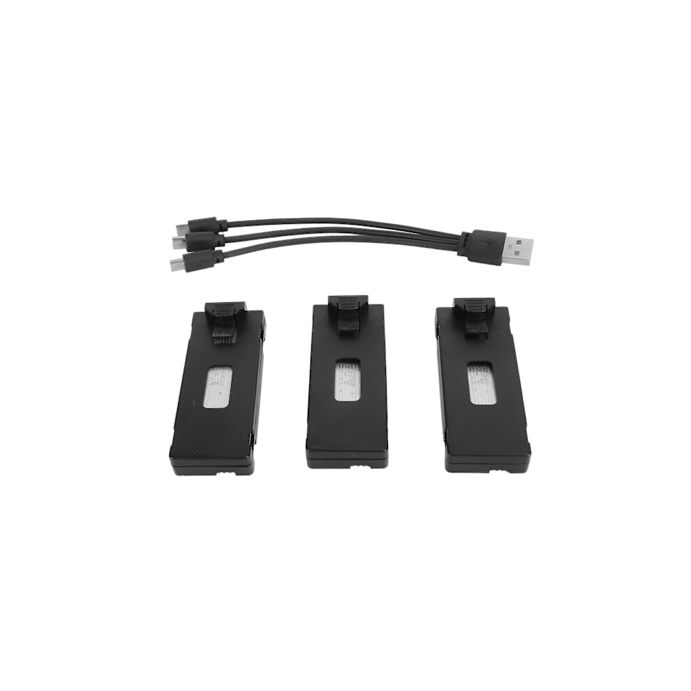 Newway-3Pcs Drone Lithium Battery 1800Mah 3.7V Rechargeable Quadcopter 9149926043508