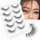 Lashes5D Faux Mink Lashes100% Χειροποίητες Πολυτελείς Ψεύτικες Βλεφαρίδες Ελαφριές Χνουδωτές 1