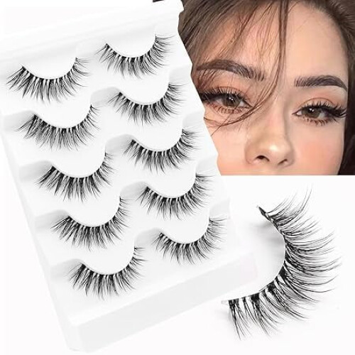 Lashes5D Faux Mink Lashes100% Χειροποίητες Πολυτελείς Ψεύτικες Βλεφαρίδες Ελαφριές Χνουδωτές