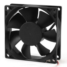 Ventoinha silenciosa de 120 mm (12 cm) e 12 V com rolamento de bucha para gabinete de computador ATX.