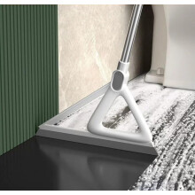 Silicone Floor Squeegee Broom with Pet Hair Remover for Kitchen, Bathroom, Glass, and Dust Cleaning