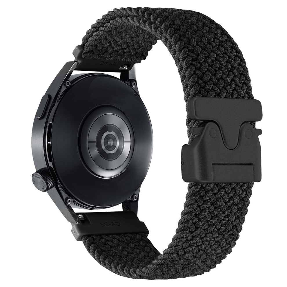 20Mm Metal Watch Strap For Garmin Vivomove Vivoactive Forerunner Venu Sq Replacement Band Black 9164114980908