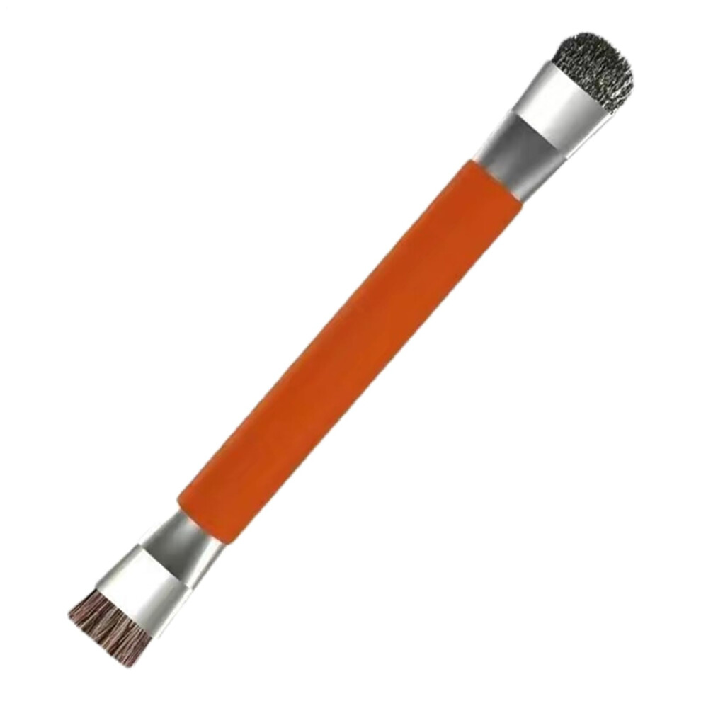 Keyboard Cleaning Brush With Doublehead Antistatic Design For Computer, Laptop, Electronics, Piano, Controller Â Orange 9044945245837