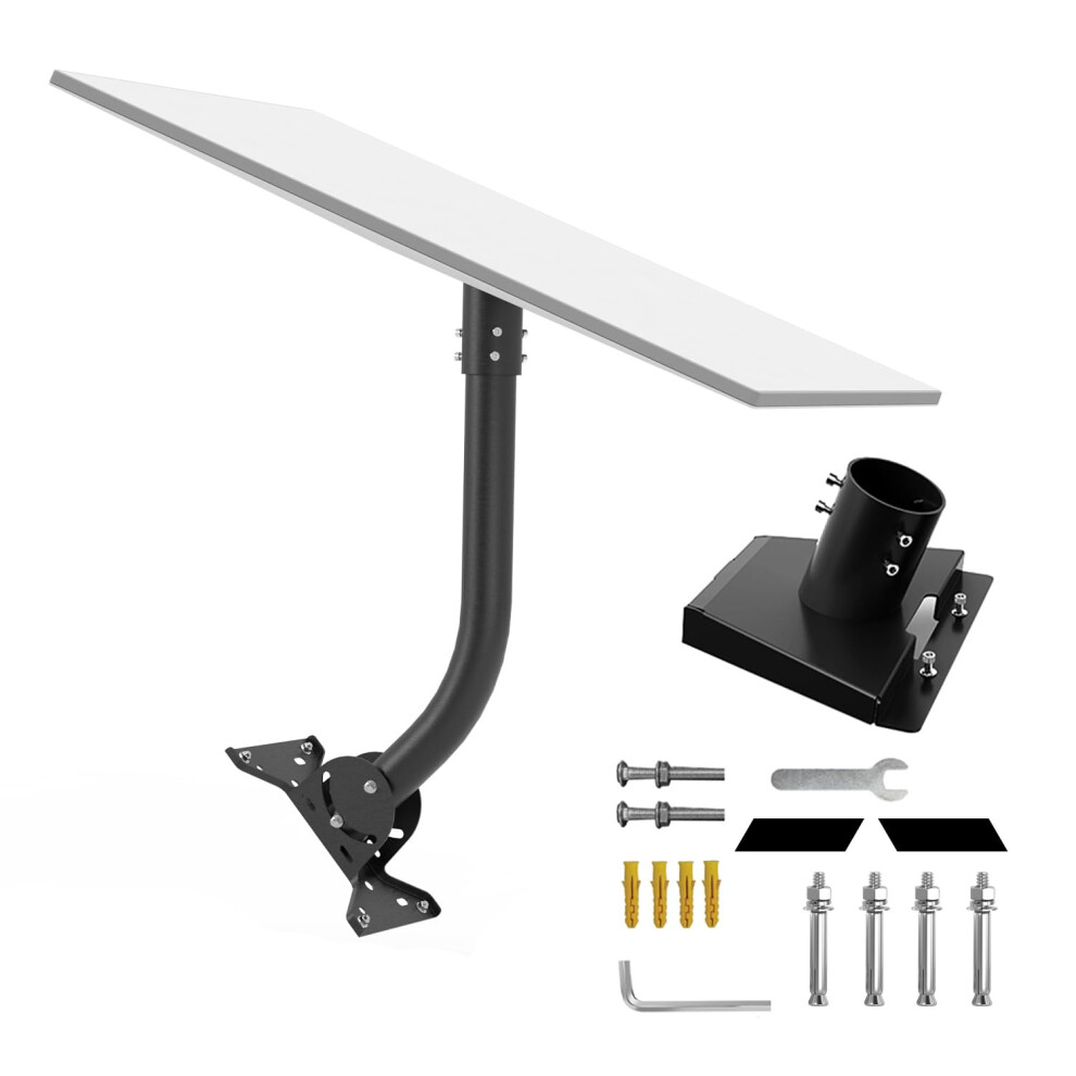 Wall Mount Bracket Kit For Starlink Gen 3, Weatherproof Metal And Corrosionresistant Base, Heavyduty Support 9365369298088