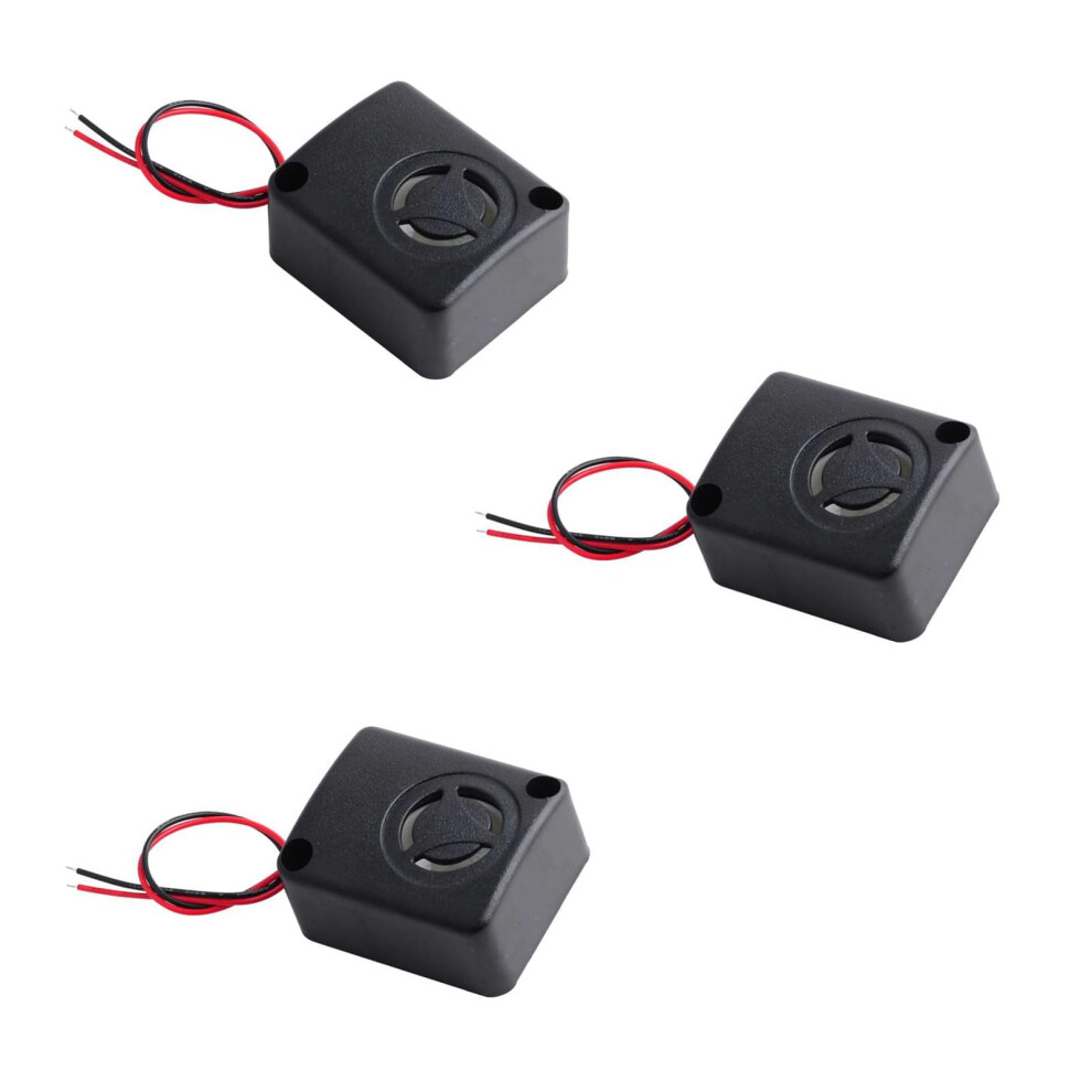 3Pcs Mini 12V Dc Piezo Alarm Sirens 110Db Decibel Buzzers For Car Home Antitheft Security 9164114981905