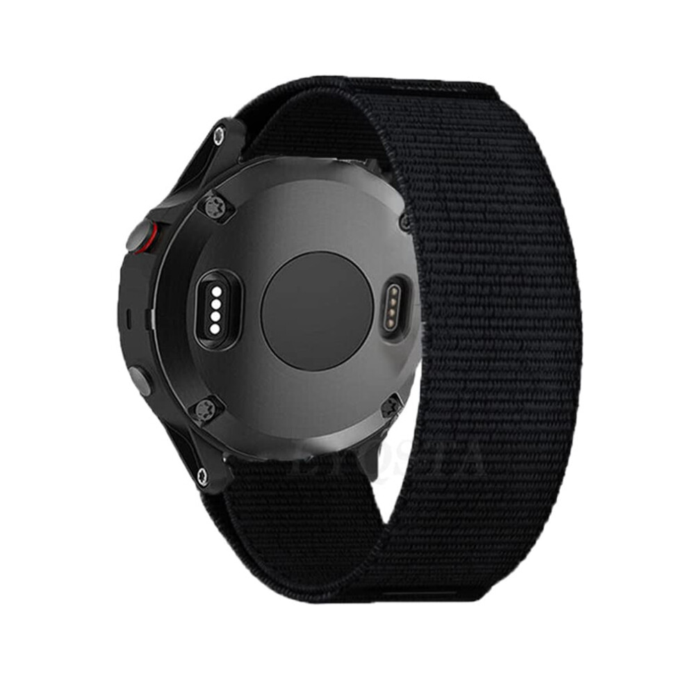 Replacement Watch Band 22Mm 26Mm, Durable Nylon Strap With Quick Release And Comfortable Fit For Garmin Fenix 6, 5X Plus And Approach S62 9164114982070