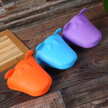 Gant de cuisine en silicone Hariumiu Cute Dog résistant à la chaleur, idéal pour la cuisson au four, le barbecue et autres préparations