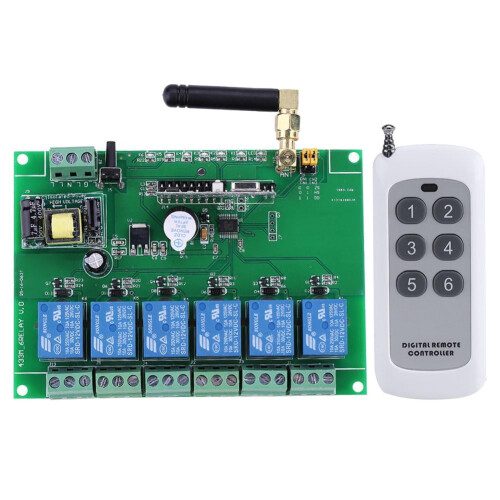 Διακόπτης τηλεχειρισμού RF ZPSHYD, 1Pc110-240V6 Ασύρματος διακόπτης τηλεχειρισμού 1