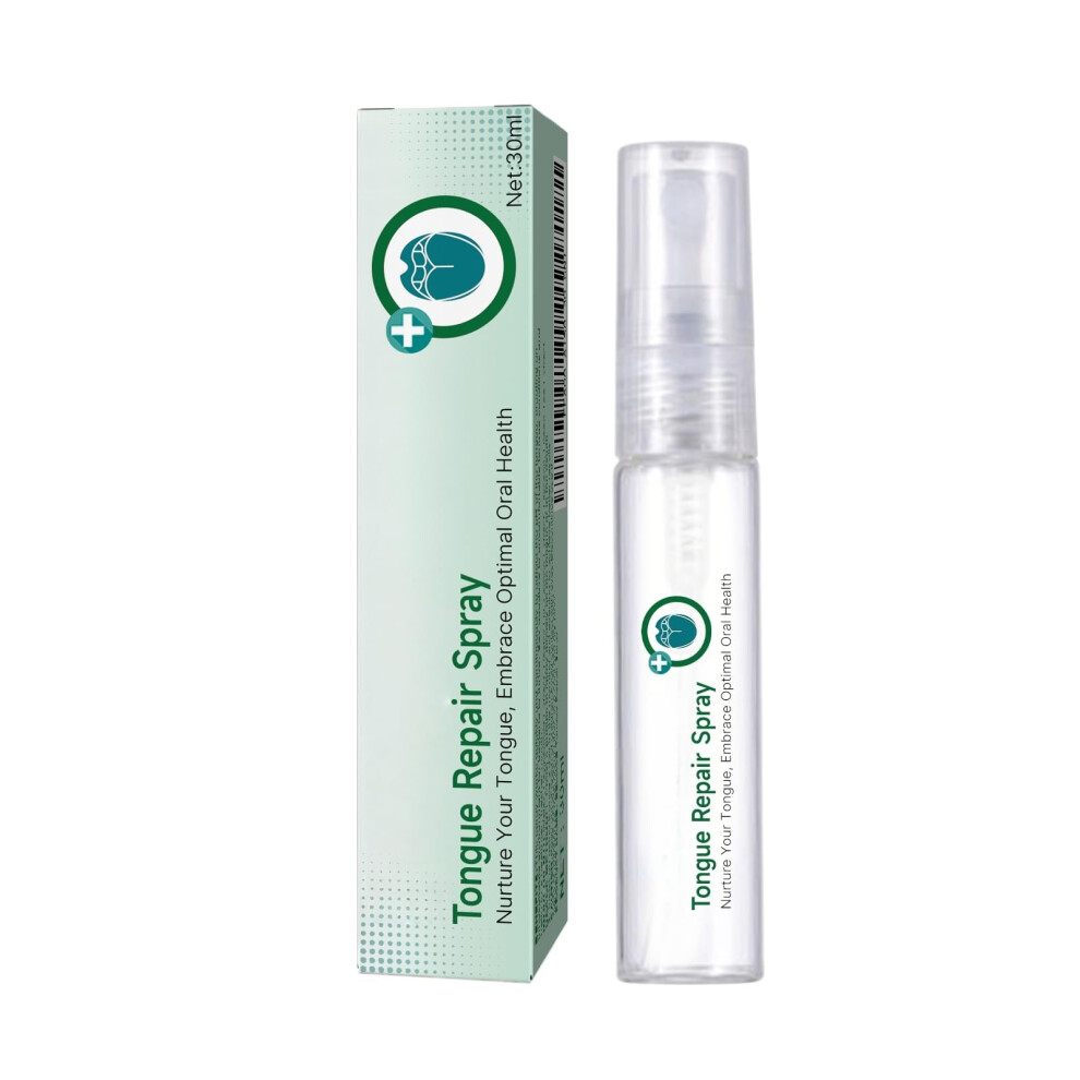 Tongue Cleaning Spray 30ml for Bad Breath and Dry Mouth, Fresh Breath Support and Daily Oral Care