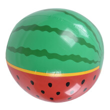 Inflatable Ball Watermelon Design Pool Beach Game Toy Thicken Structure Durable PVC Skin Comfortable Easy Carry Lightweight Play Tool for Family