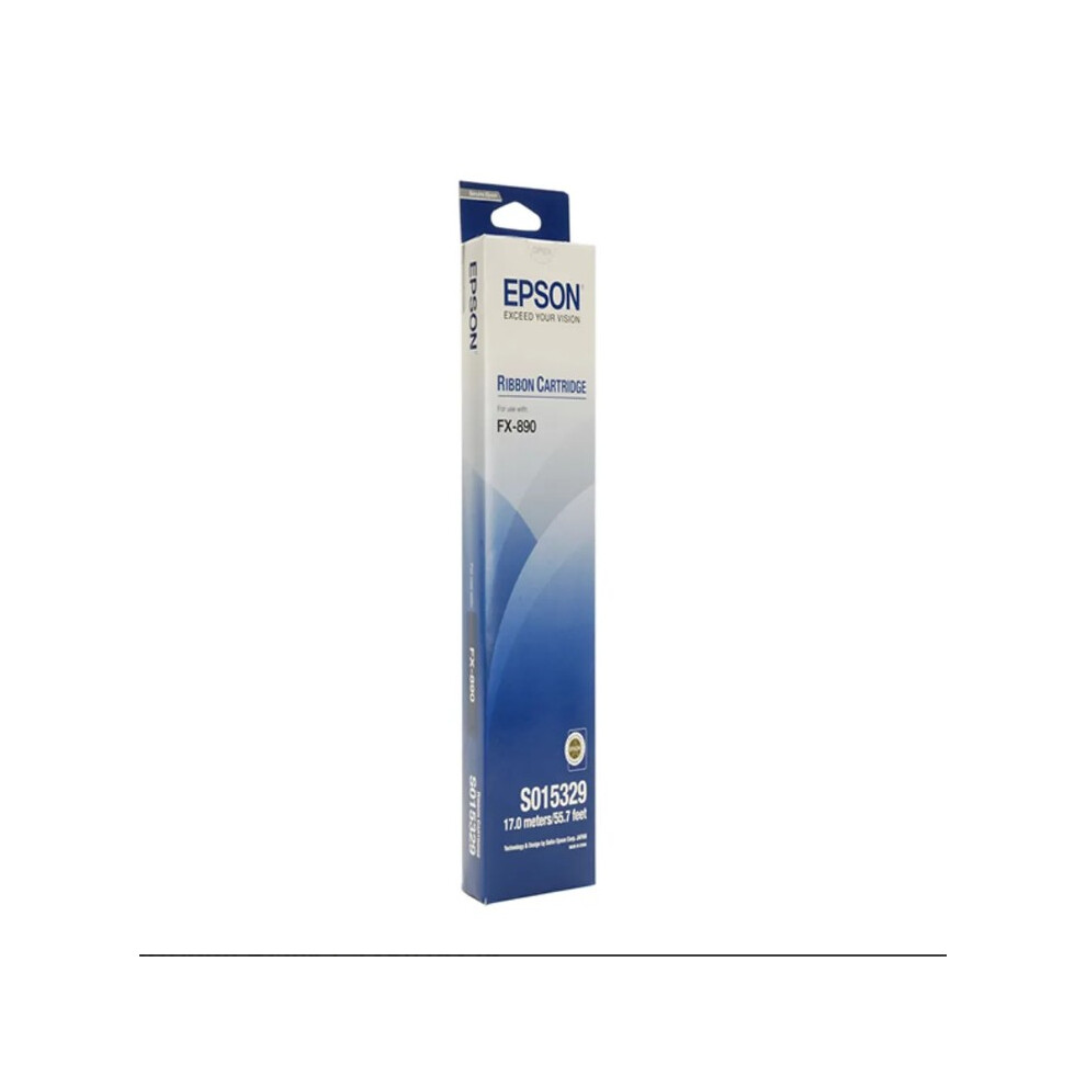 Epson Sidm Ribbon Cartridge For Fx-890, Fx-890A (C13s015329) Black