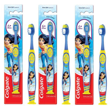 3X Colgate Wonder Woman Kids Toothbrush
