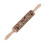 Holiday Pattern Rolling Pin, Premium Wood Ensures Safe And Environmentally Friendly Baking Adventures 1