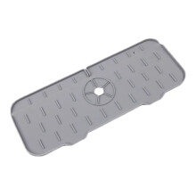 Tapis de robinet en silicone pour évier de cuisine, protection anti-éclaboussures, bac de séchage rapide, anti-éclaboussures, anti-eau, pour