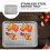 Baking Trays for Oven Pan with Rack Stainless Steel Bakeware Multipurpose Flat Roasting 2