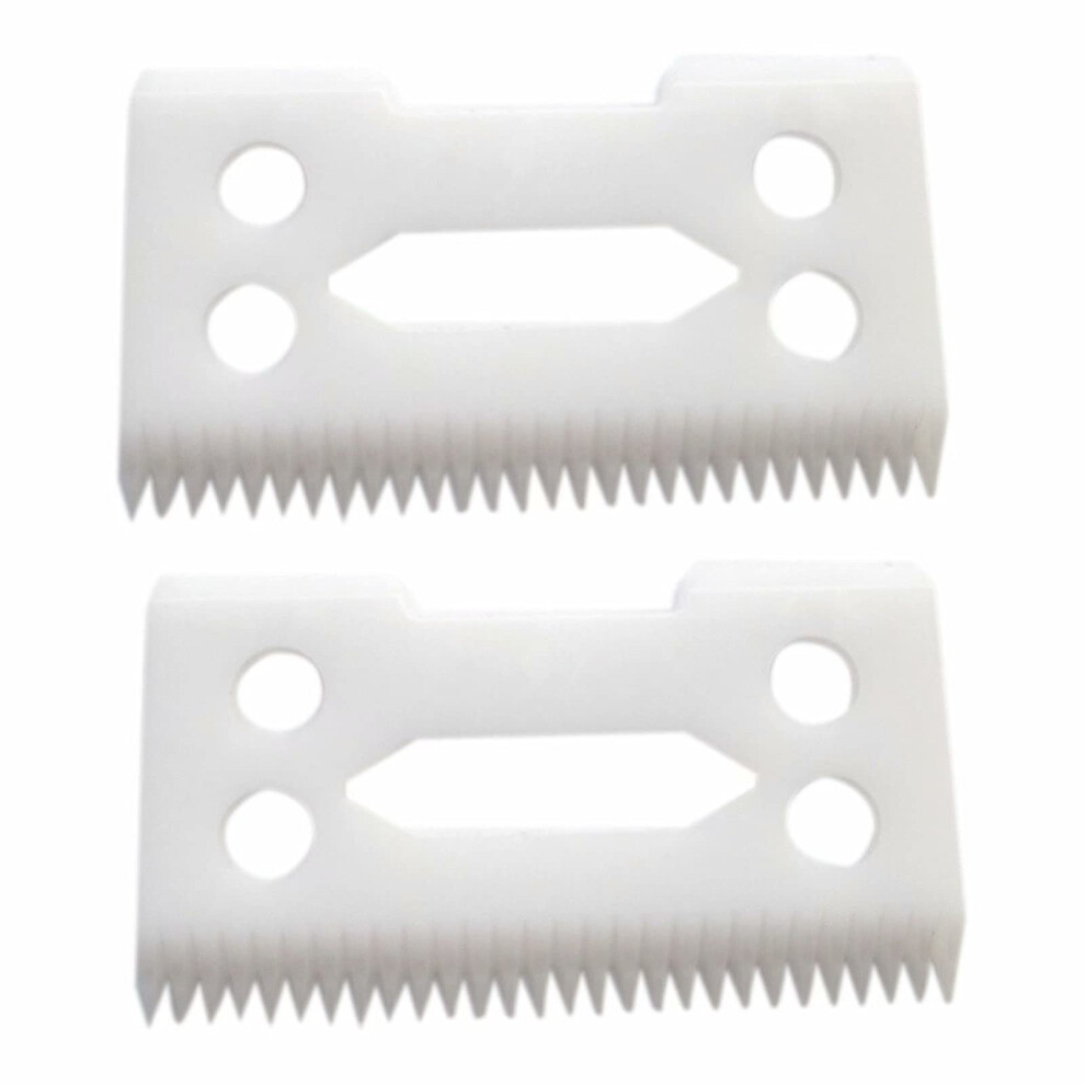 2Pcs 2Hole Ceramic Clipper Blade Cutter Replacement for Wahl Corded and Cordless Clippers