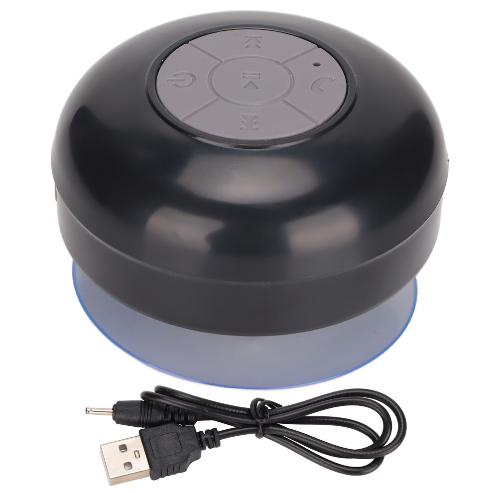 Ipx7 Submersible Speaker For Bathroom Beach, Portable Speaker With Suction Cup Waterproof Bluetooth Shower Speaker, Advanced Noise Reduction 9138057278743