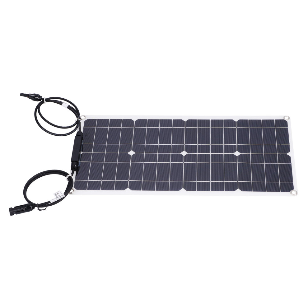 Flexible Solar Panels For Outdoor Activities, High-Efficiency Solar Panels 25W Monocrystalline Silicon Solar Panel Kit For Rv Boat Power 9482828269219