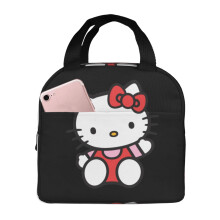 Hello Kitty -eväsrasia, eristetty lounaskassi naisille tai miehille, uudelleenkäytettävät kylmälaukut työ- ja piknikille.