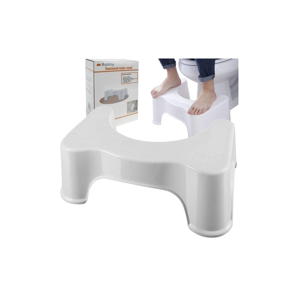 White Toilet Stool - For Constipation Relief - Squatty Potty 750