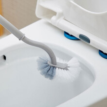VALSEEL Wand- und Decken-WC-Bürstenset, platzsparende 360-Reinigung, keine toten Winkel, kompatibel mit Standard-WCs
