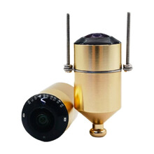 PASILI 1pc Underwater Fishing Camera 12-28V Underwater Fishing Vision Camera Waterproof Fish Finder Infrared Light Accessories, gold