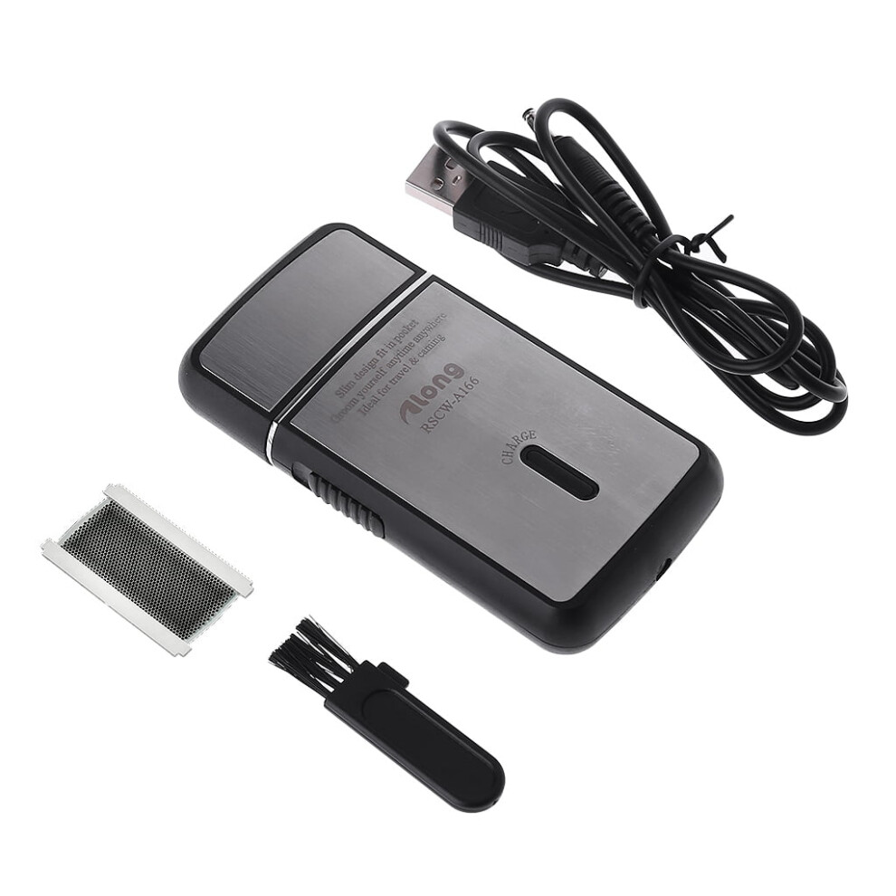 Portable Men's Electric for Razor Foil Slim Shaver USB Rechargeable Travel House