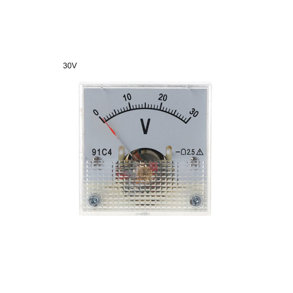 Dc Voltmeter Analog Panel Meter 0-30V 0-30V 0-30V 9482828481451