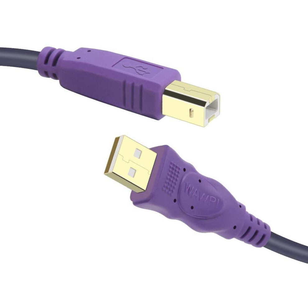 Printer Cable, Usb 2.0 Cable A-Male To B-Male For Printer/Scanner (30 Ft) 9482828481666