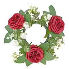 Lumânare cu stâlp, coroană, suport pentru lumânări, aranjament floral, ghirlandă, coroană verdeață, lumânare pentru ușă, decor de