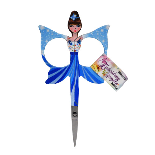 Embroidery Angels 4 Inch Scissors Blue