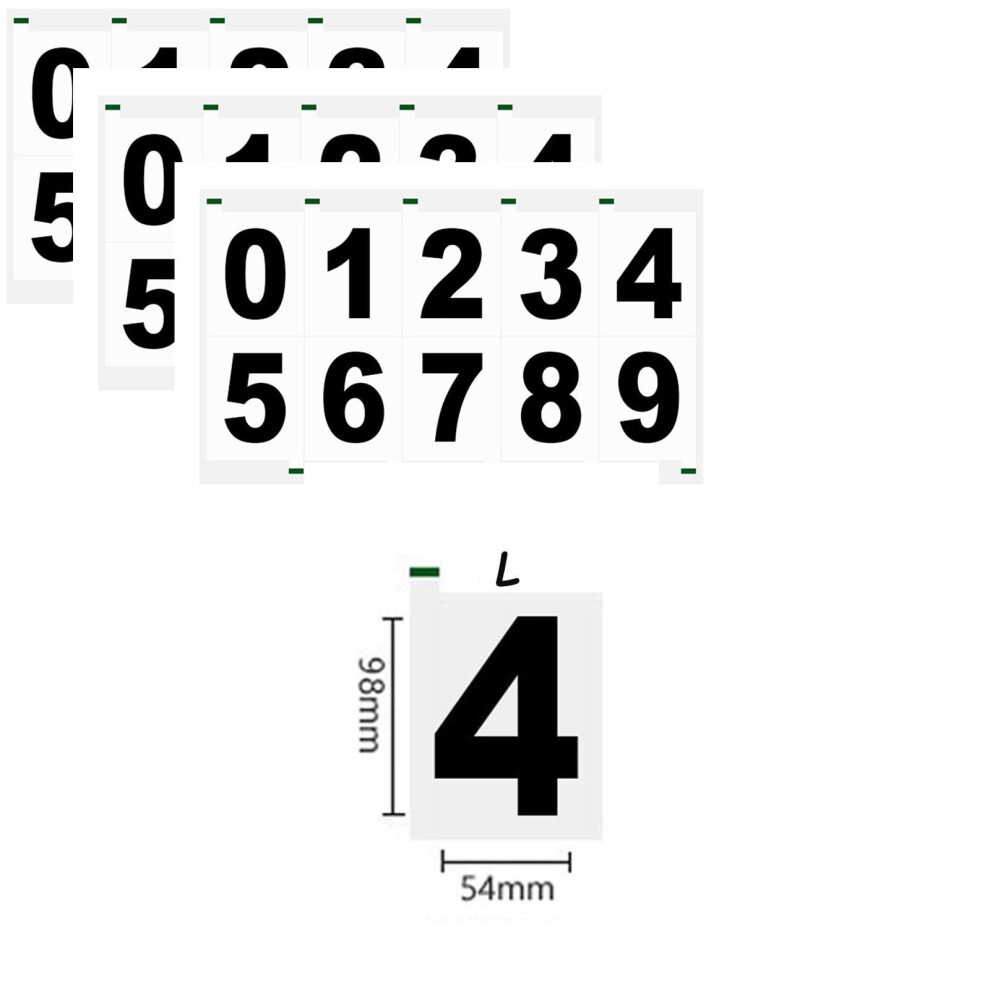 Zeceouar Savings Clearance! 3Pc Nanofilm License Sticker License Number Reflective Invisible Digital Sticker Vanish Plates License Plates 9389440317109