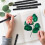 Μαρκαδόροι NOGIS Art Brush για ηλικίες 8-12 ετών, συμβατοί με βιβλία ζωγραφικής ενηλίκων, 6