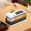 Mini aquarium avec éclairage intérieur, décoration de bureau miniature pour petits espaces. 7